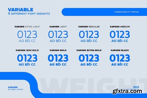 Kargen - Sans Serif Display Typeface H9HPXTY