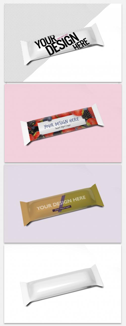 Cereal Bar Packaging Mockup - 256234530