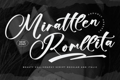 Mirattlen Romllita Calligraphy Script