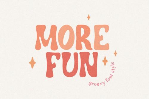 More Fun Groovy Retro Font