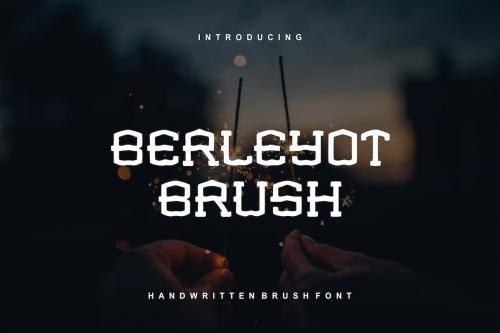 Berleyot Brush - Handwritten Brush Font