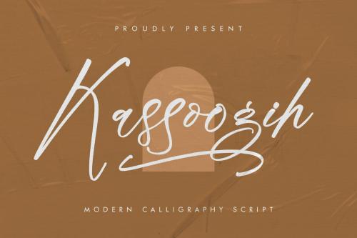 Kassoogih Modern Calligraphy Script