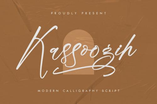 Kassoogih Modern Calligraphy Script