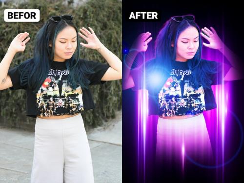 Dramatic Lighting Photoshop Action