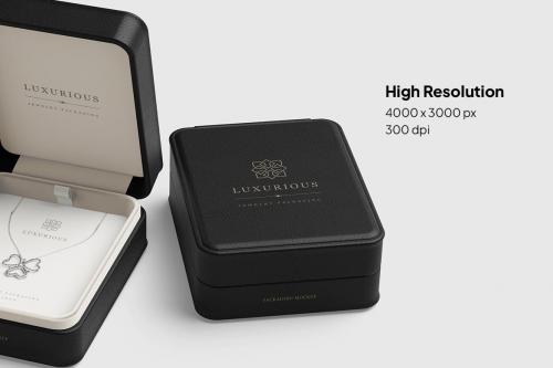 Jewelry Box Mockup