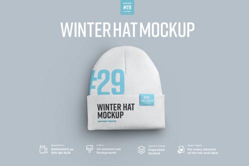 Mockup Winter Hat