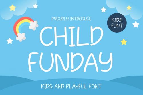 Child Funday - Cartoon Font