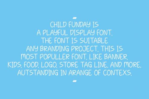 Child Funday - Cartoon Font