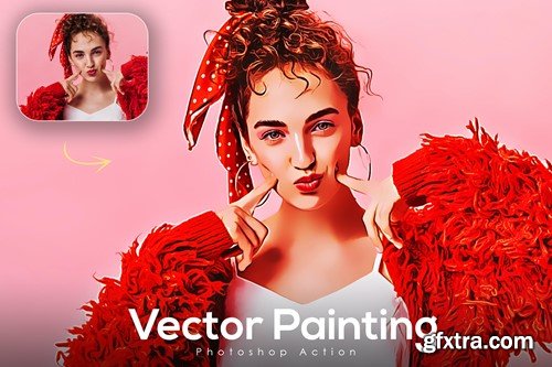 Vector Painting Photoshop Action MD22PTS