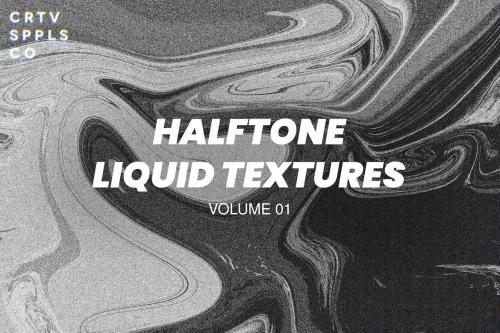 Halftone Liquid Textures