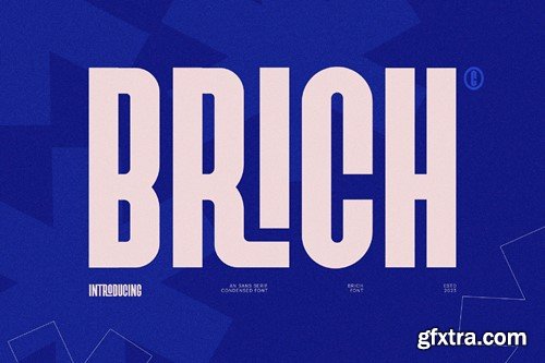 Brich Ligature Futuristic Sans Serif Font Typeface ZL8R4U3