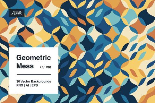 Geometric Mess - Vector Backgrounds