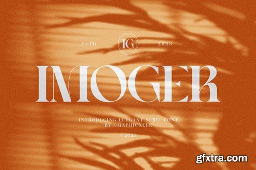 Imoger Elegant Serif Font Typeface 6NHKU3H