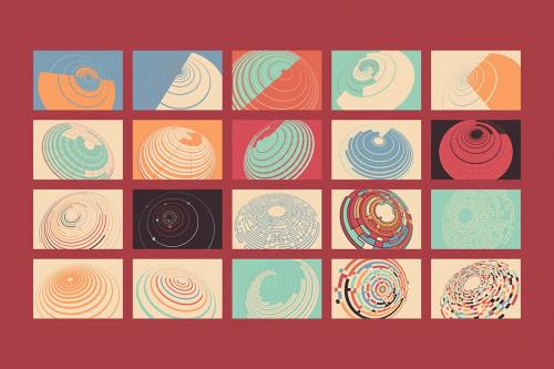 Bullseye / Circular Vector Backgrounds