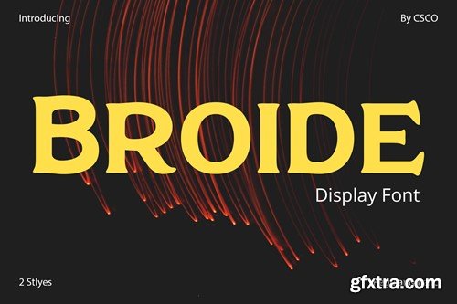 Broide – Display Serif HYKJAYL