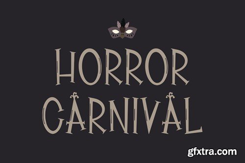 Carnifun Horror Circus Display Font EPDDY9M