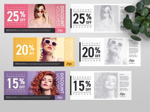 Coupon Voucher, gift card Layout - 256523815