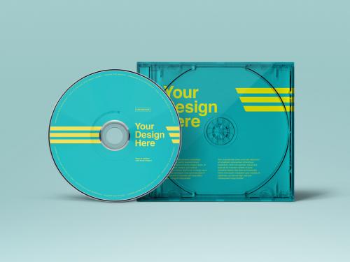 CD Case Front View Mockup - 256913697