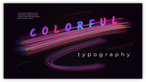 ArtList - Modern Colorful Typography - 122389