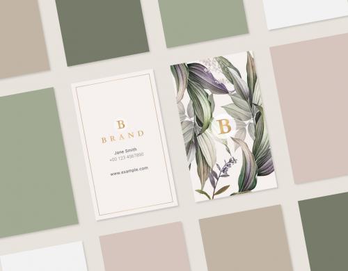 Botanical Business Card Design - 258138197