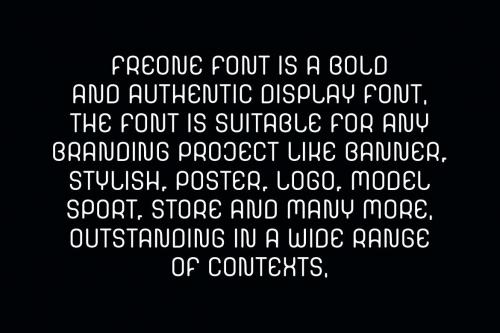 Freone - Neon Font