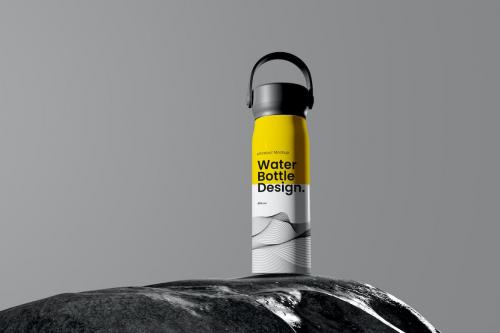 Water Bottle Mockup