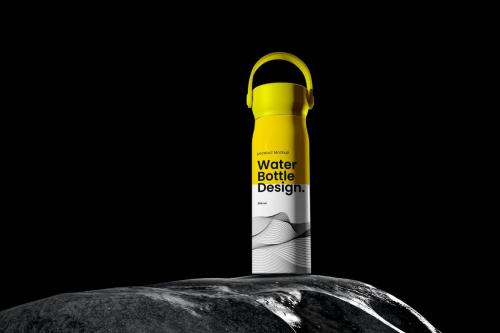 Water Bottle Mockup