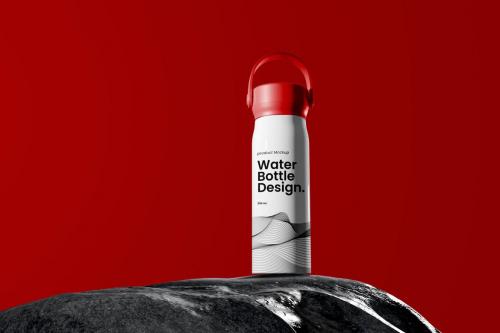 Water Bottle Mockup