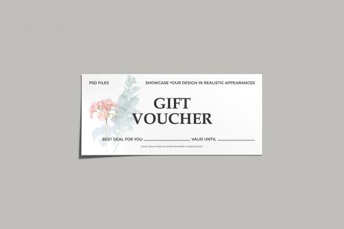 Gift Voucher Mockup