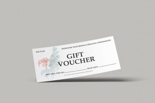 Gift Voucher Mockup