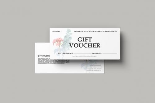 Gift Voucher Mockup