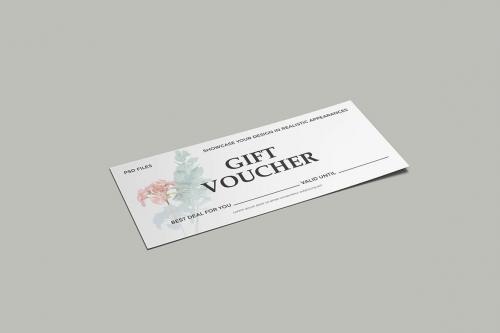 Gift Voucher Mockup