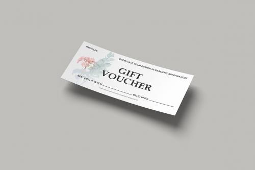 Gift Voucher Mockup