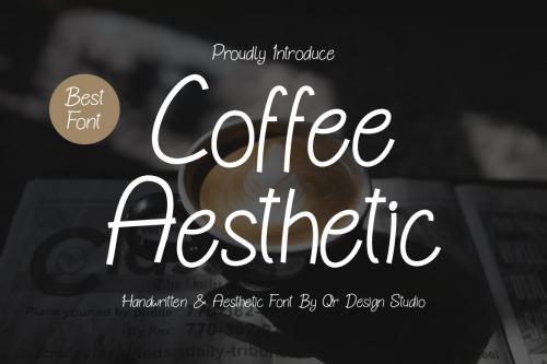 Coffee Aesthetic Font YZT9MQE