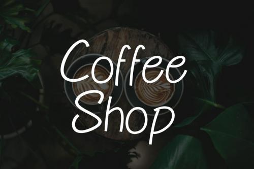 Coffee Aesthetic Font YZT9MQE