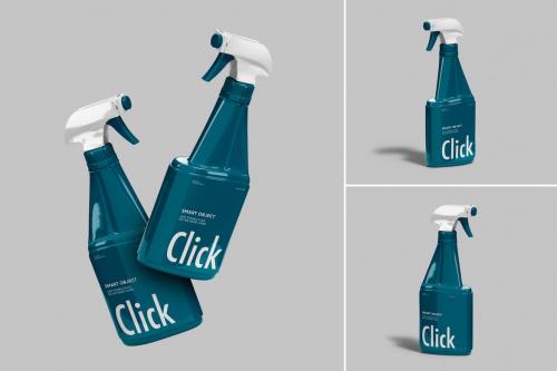 Spray Bottle Mockup