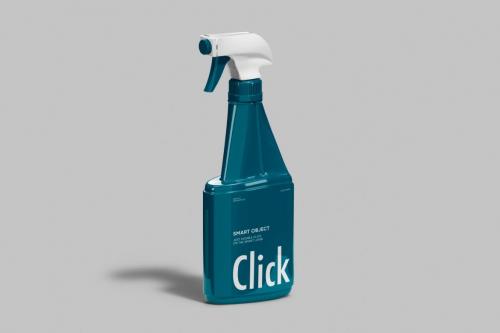 Spray Bottle Mockup