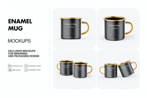 Enamel Mug Mockups