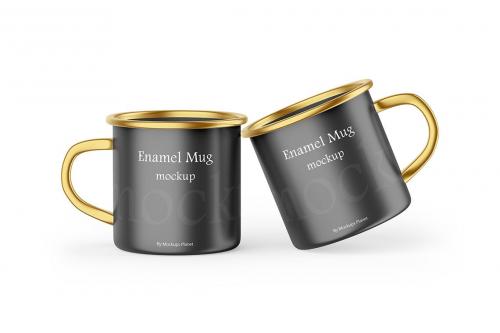 Enamel Mug Mockups