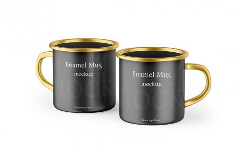 Enamel Mug Mockups