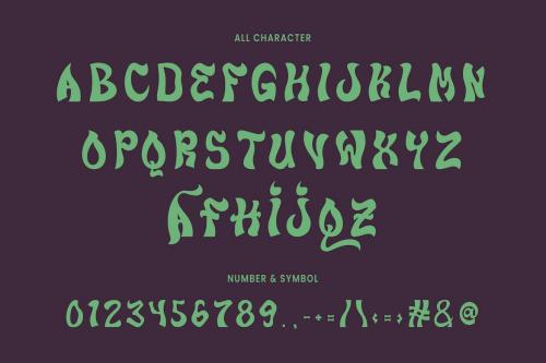 Alizzya Unique Display Typeface