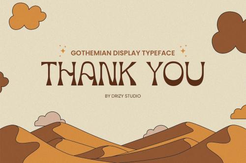 Gothemian - Vintage Sans Serif Font