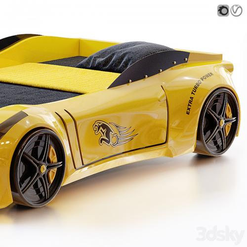 Racing Ferrari Car Bed Model for kids