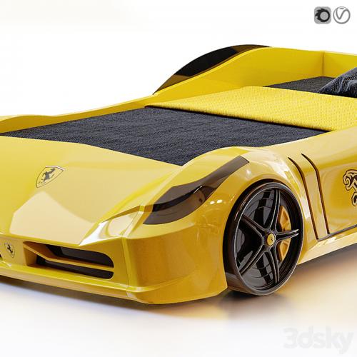 Racing Ferrari Car Bed Model for kids