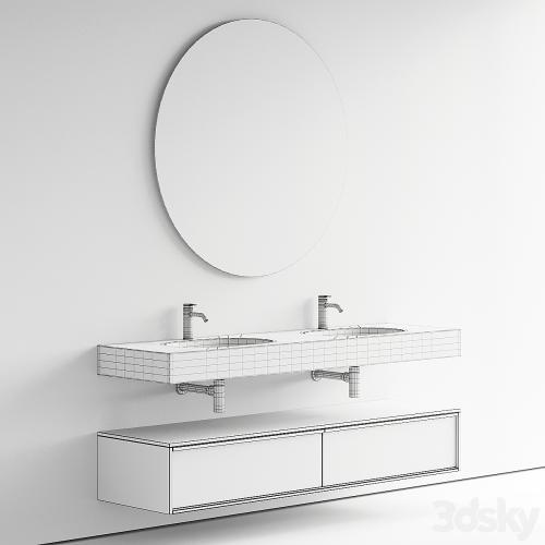 Inbani Strato 02 B Vanity Unit Set 2