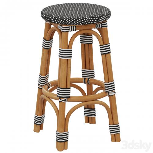 Restoration Hardware St Germain Resin Backless Stool