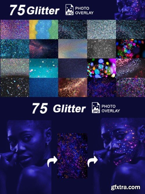 75 Glitter Photo Overlay V2