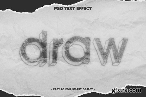 Draw Pencil Sketch Text Effect Layer Style 85Y8JD7