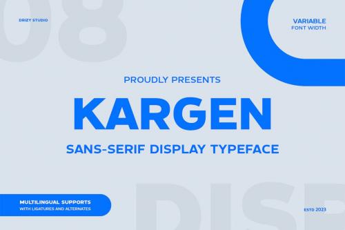 Kargen - Sans Serif Display Typeface