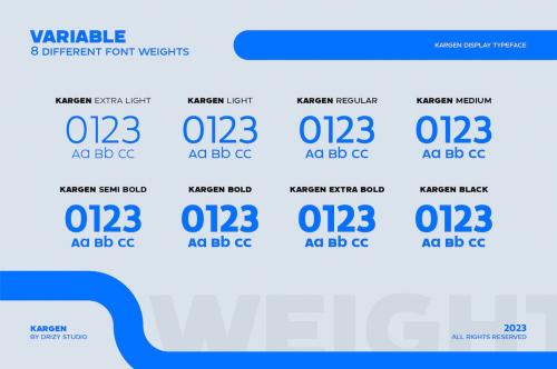 Kargen - Sans Serif Display Typeface